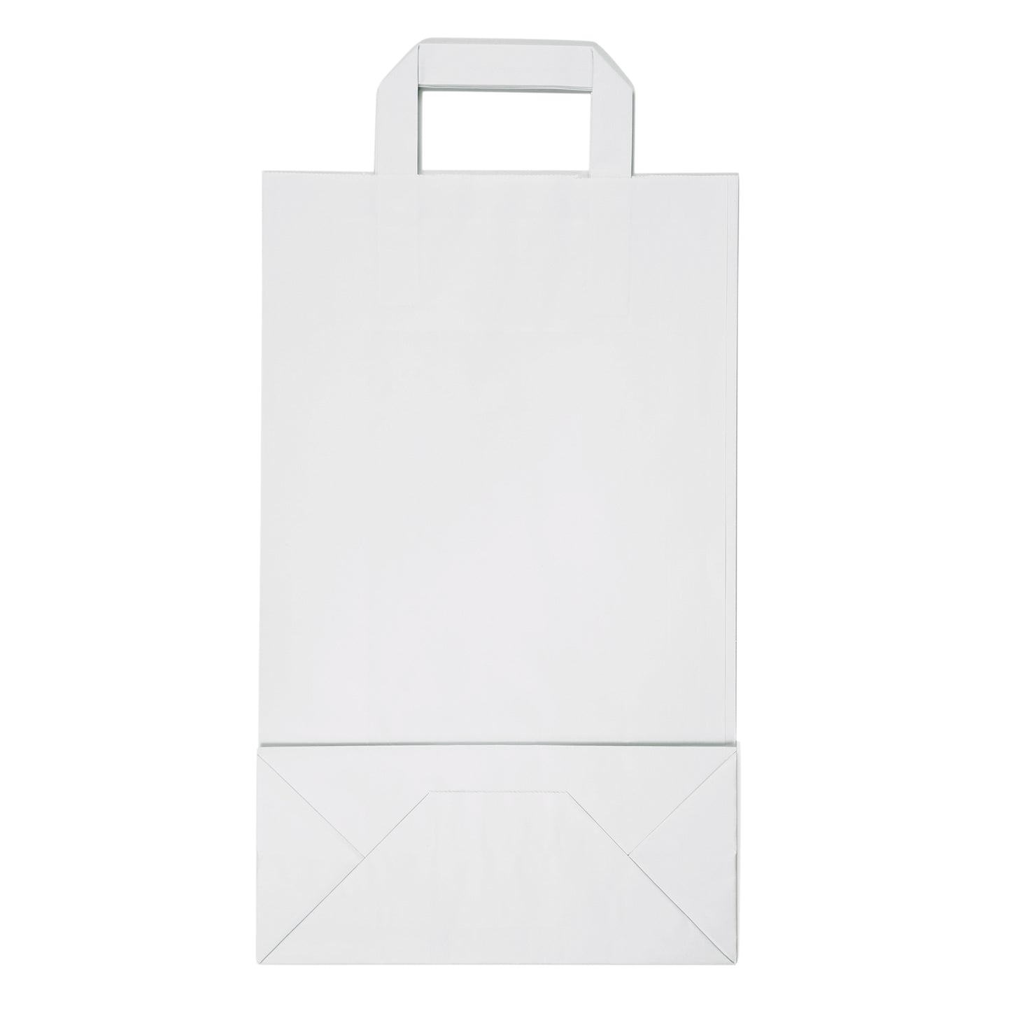 White paper carrier bag