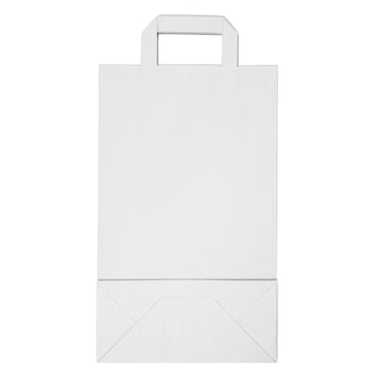 White paper carrier bag
