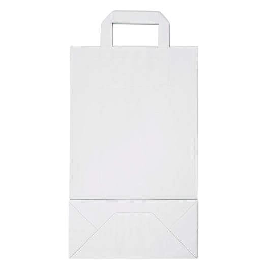 White paper carrier bag