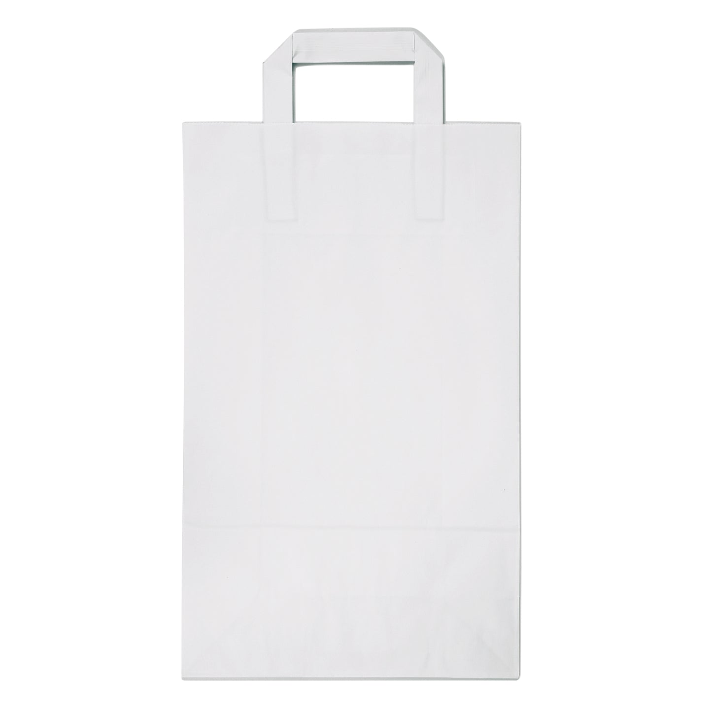 White paper carrier bag
