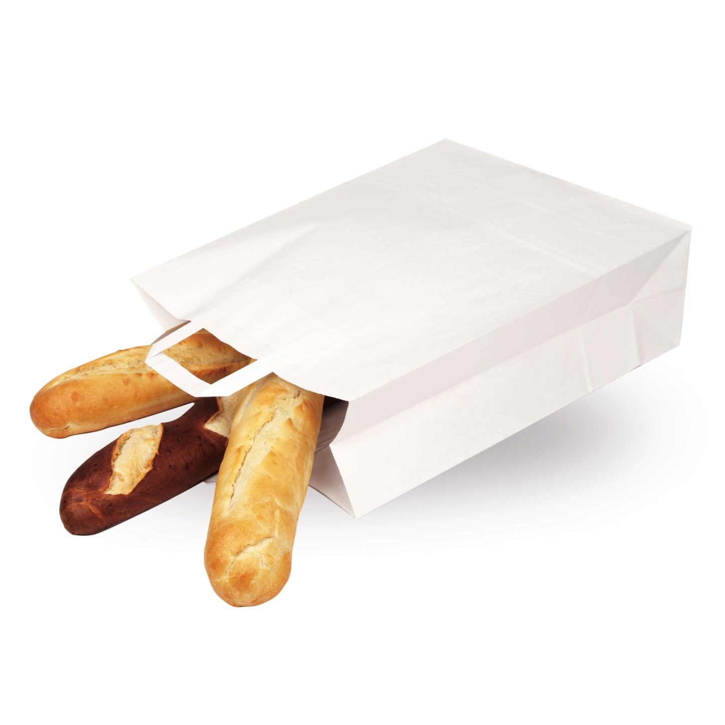 White paper carrier bag