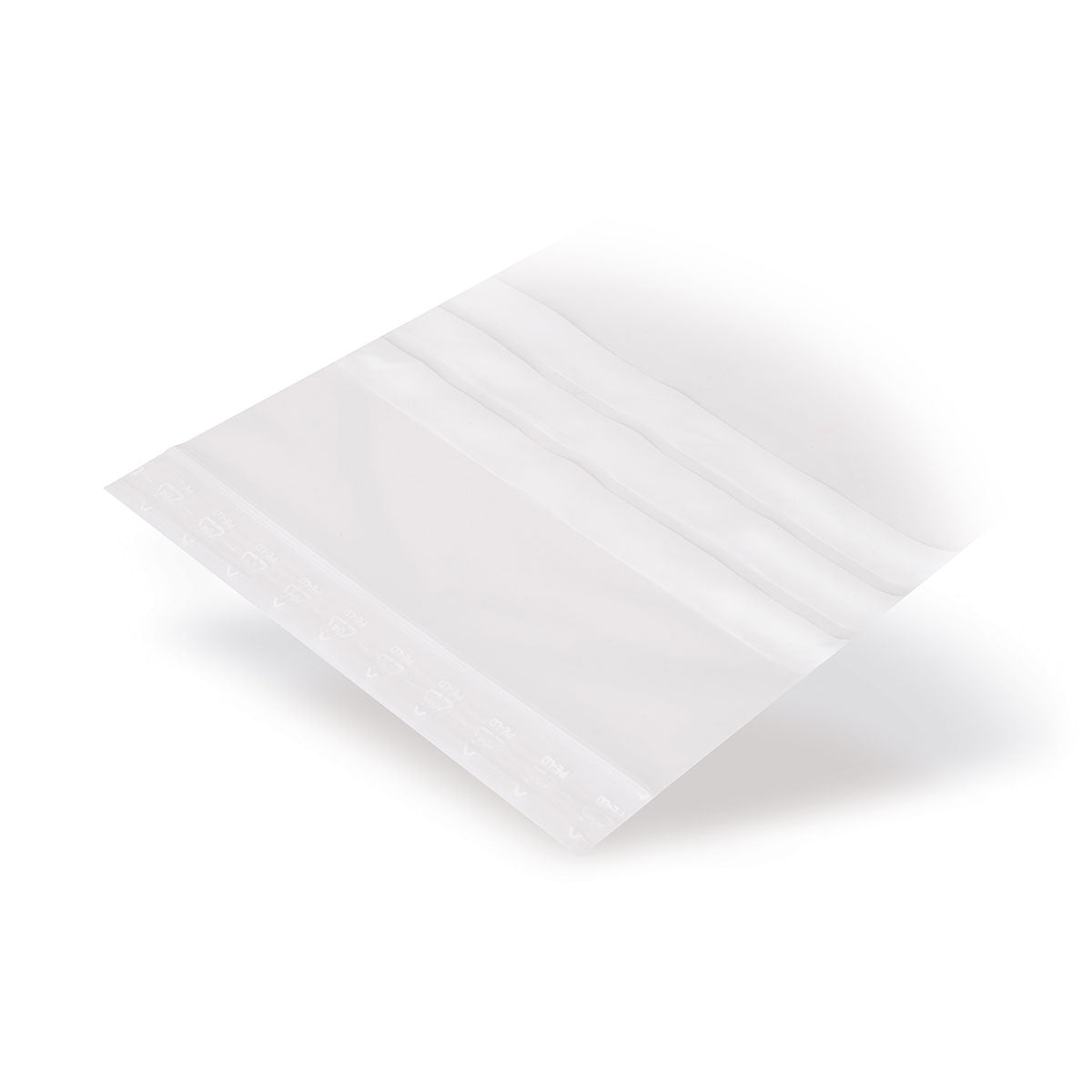 LDPE grip seal bags with write-on panel, 50 m