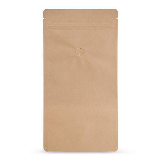 Stand-up pouch Kraft paper with aroma protection valve Base