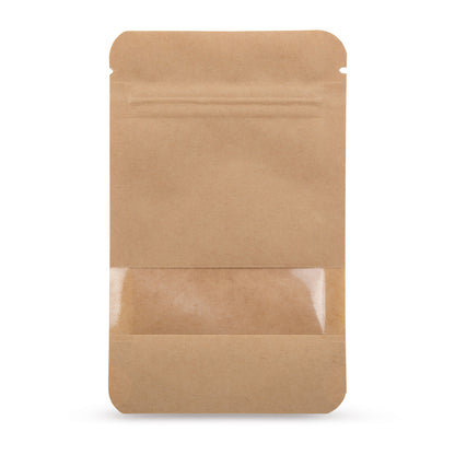 Stand-up pouch Kraft paper with window Base