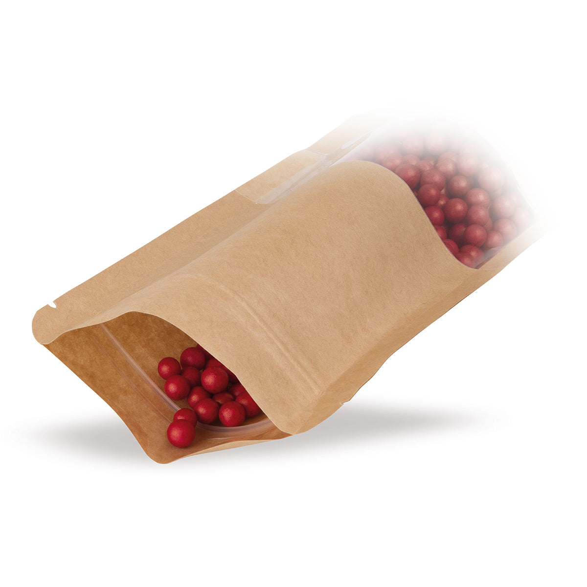 Stand-up pouch Kraft paper with window Detail 3