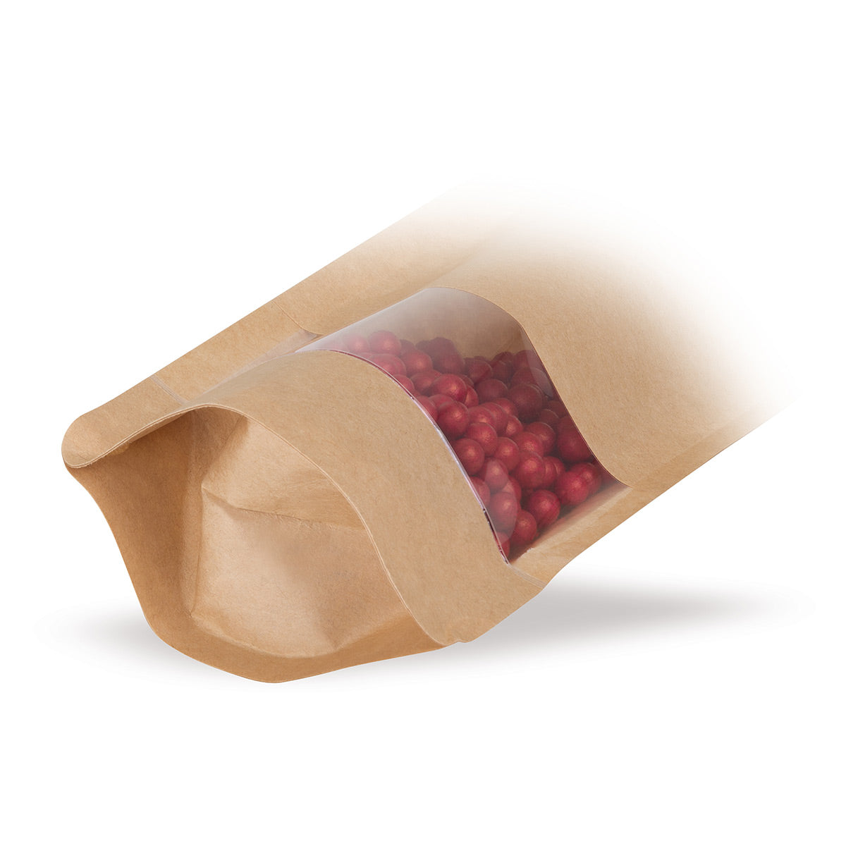 Stand-up pouch Kraft paper with window Detail 4