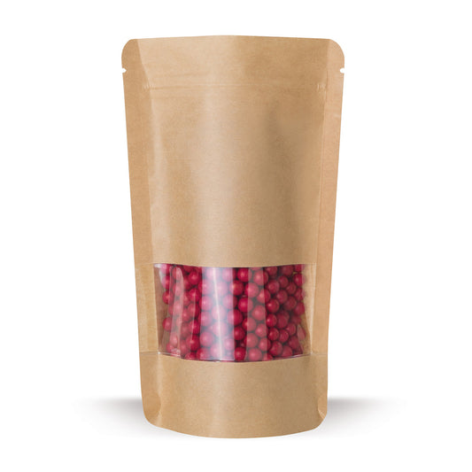 Stand-up pouch Kraft paper with window Detail 5