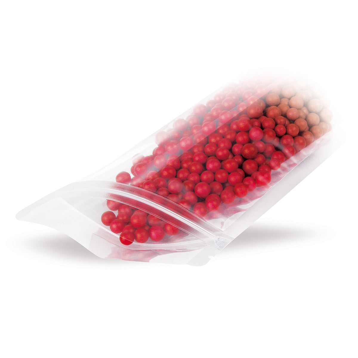 Stand-up pouch, transparent OPP, detail 3